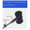 Suporte universal para microfone condensador de instrumento com clipe para saxofone 4