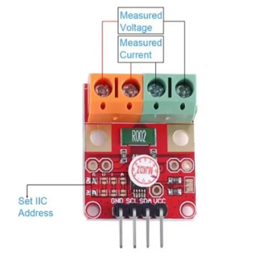 INA228 current voltage monitoring sensor 1