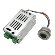 Placa de controle de impressão digital com relé autotravante K215+R503 para motocicleta
