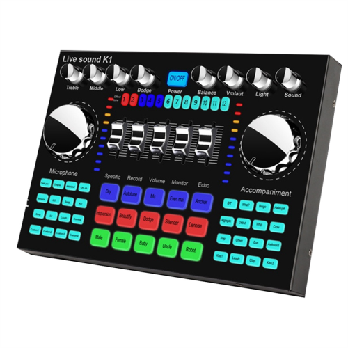 K1 Placa de Som ao Vivo Portátil com Bluetooth