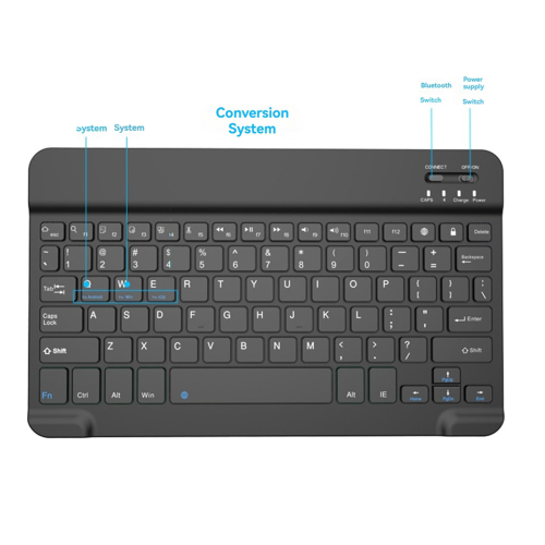 Teclado para Tablet PC Acessórios para Tablet Gaming Branco 2