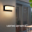 Luminária de parede LED à prova d'água para iluminação externa e varanda 3