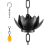 Lotus Αλυσίδα Συλλογής Βροχής για Κύπελλα Rain Chain προς τον Σωλήνα Απορροής Ομβρίων 2