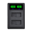 Carregador de bateria duplo LCD LP E17 LP-E17 para 250D 200D M3 M6 1