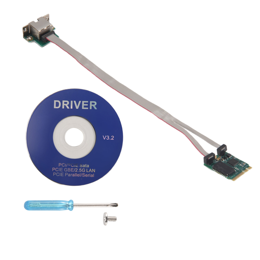 M.2 A+E 2.5G Ethernet Adapter 2.5G/1G/100M M.2 Network Card 8125B Com 4711610393654