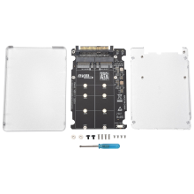 M.2 SSD na U.2 adaptér, NGFF SSD na PCIe U.2 adaptér, s krytom