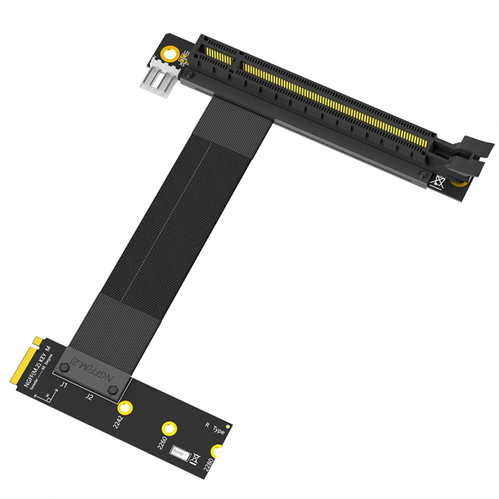 M.2 Ngff Key M To Pci-E 16X Graphics Card Riser Adapter Card 4711610393937