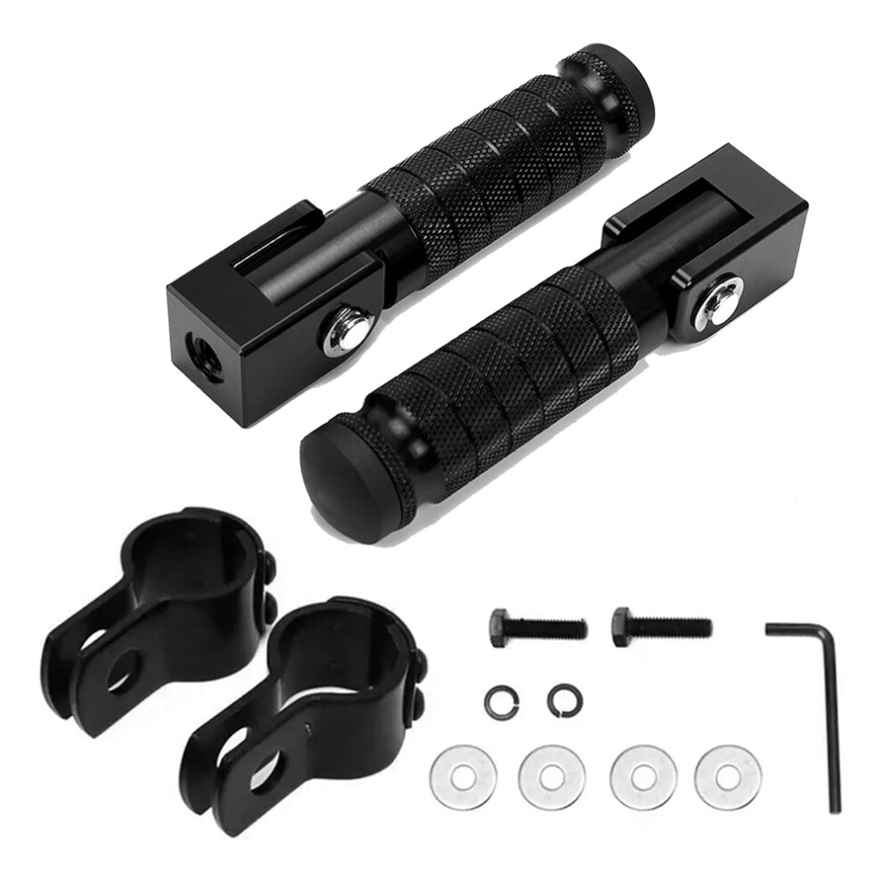 M8 Motorcycle Foot Pegs 90 Degree Foldable For 4711610395825
