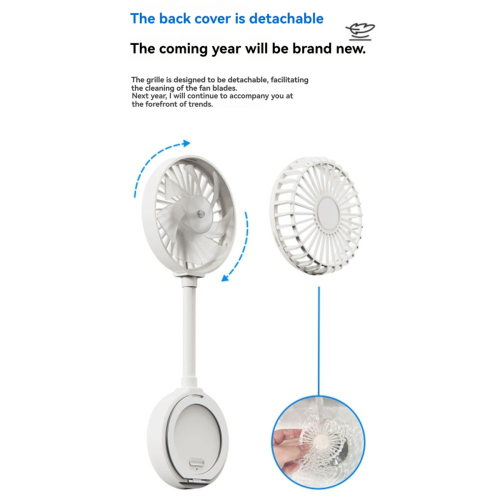 Magnetic USB Cell Phone Fan 3-Speed Handheld Mini Fan 2