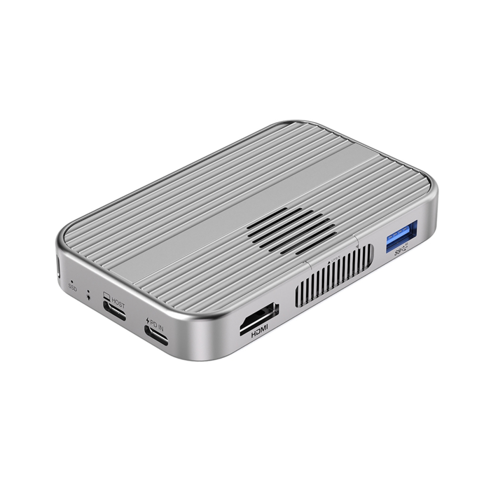 Magnetic M.2 Nvme Ssd Enclosure 10Gbps Usb C Docking Station 4711610396914