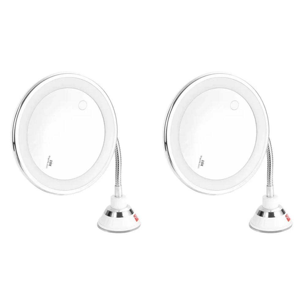 Light Makeup Mirror With Led 10X Magnifying Mirror