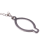 Mens Plain Silver Chrome Stainless Steel 6CM Standard Tie Clip 7
