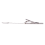 Mens Plain Silver Chrome Stainless Steel 6CM Standard Tie Clip 3