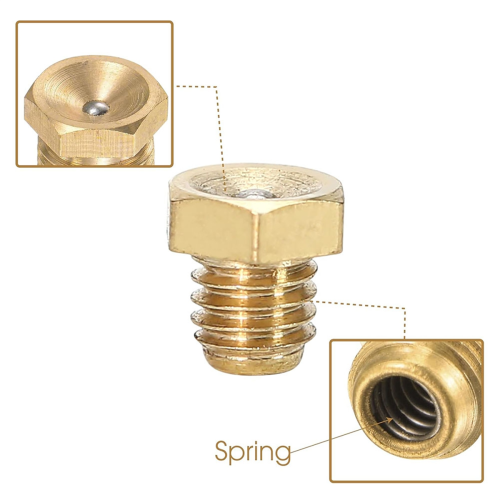 Metric Male Thread Flush Straight Grease Zerk Nipple Accessories 2