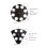 Suporte para microfone, suporte para vários microfones - 6P 4