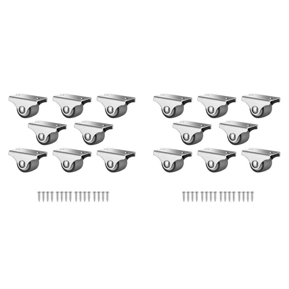 Mini Fixed Caster Wheels ,Low Profile Small Casters 4711610333759