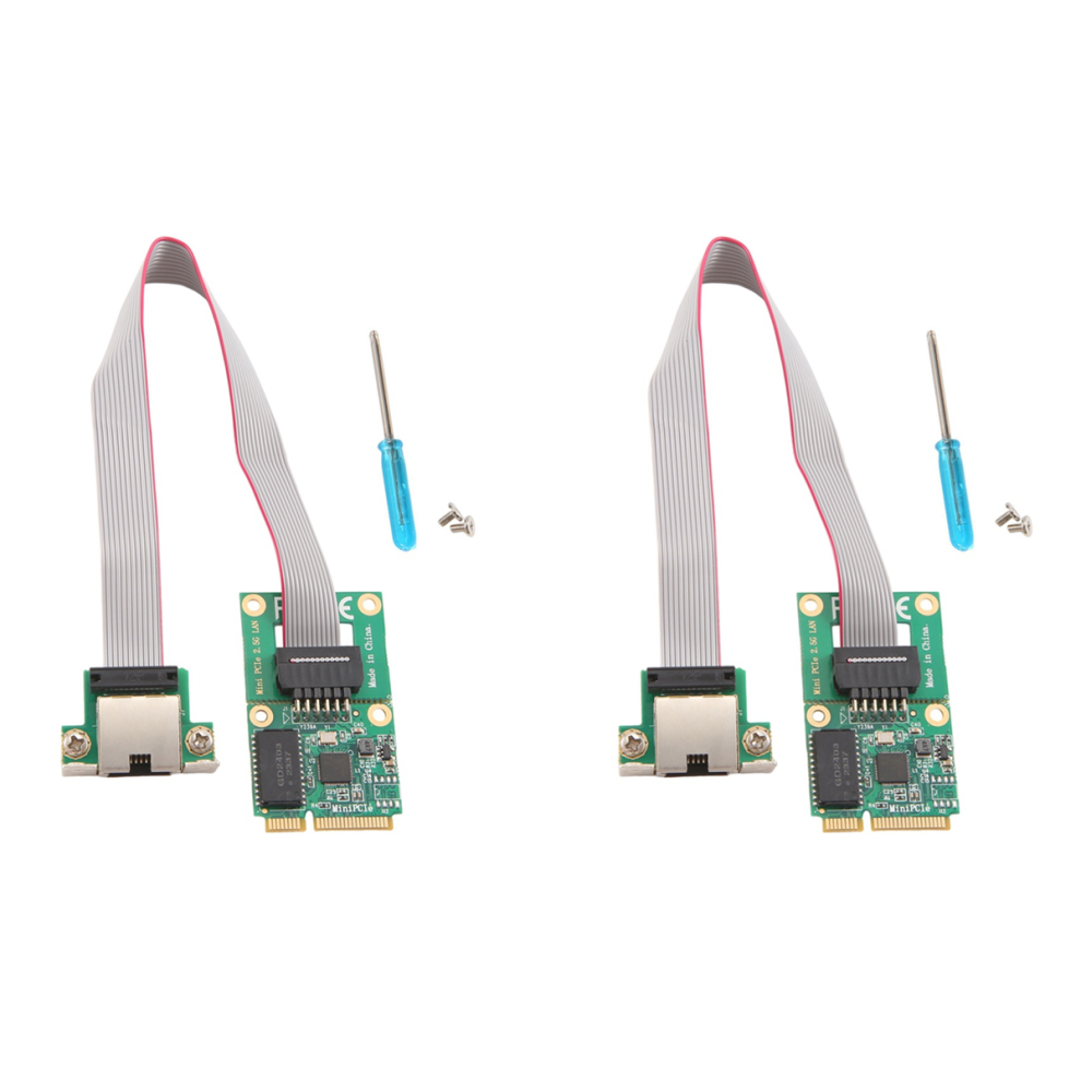 Mini Pcie 2.5G Ethernet Card Rj45 Adapter Gigabit Network Adapter 4711610334220
