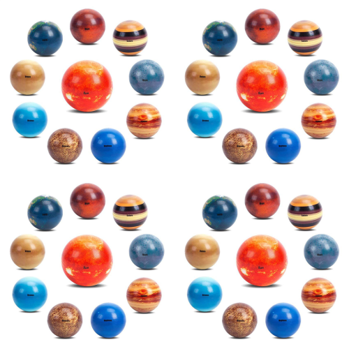 Mini Solar System Stress Balls,10PCS Planets Squeeze Balls Space Toys