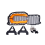 Motorcycle Headlight Protector Grille Guard Cover orange 5