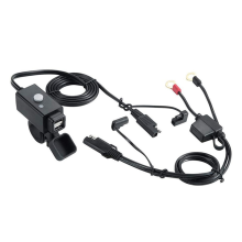 Motorcycle USB Charger with 10A Fuse 3.1A Waterproof USB Cable