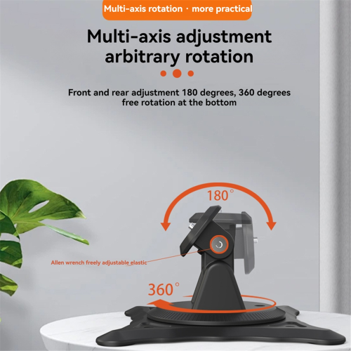Suporte de elevação de mesa para projetor multifuncional Gimbal preto 1