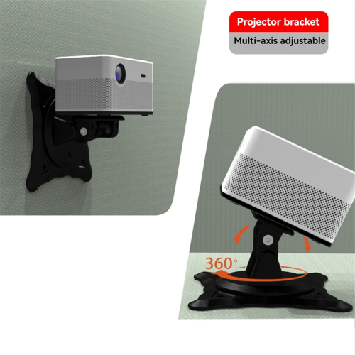 Suporte de elevação de mesa para projetor multifuncional Gimbal preto 2