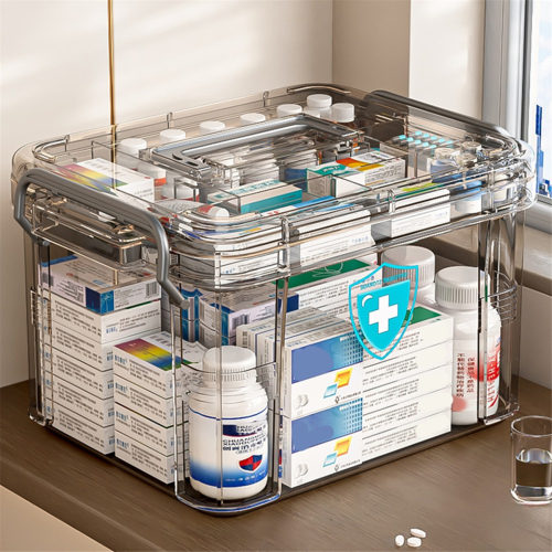 Multi-Layer Medicine Storage Box - Emergency Medical Organizer 2