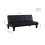 Birlea Birlea Franklin Sofa Bed Settee Black Faux Leather 9