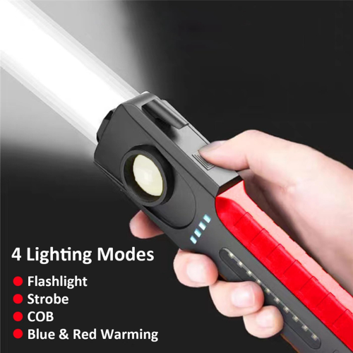 Multifunctional LED COB Flashlight with Window Breaker 2