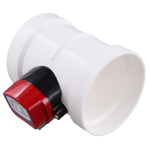Motorized Damper PVC Check Valve Air Duct Volume Controller 110mm 2
