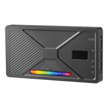 Nova luz de vídeo RGB 10W luz LED portátil para câmera selfie