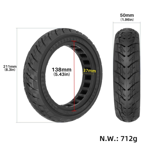 Off-Road Solid Tire for M365 Scooter Explosion-Proof Tire 1
