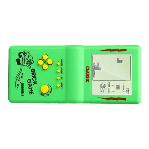 Nostalgic Pocket Game Classic Retro Handheld Game Players Green 1