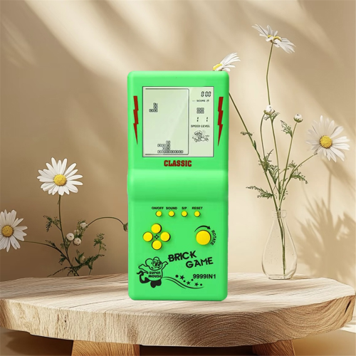 Nostalgic Pocket Game Classic Retro Handheld Game Players Green 2