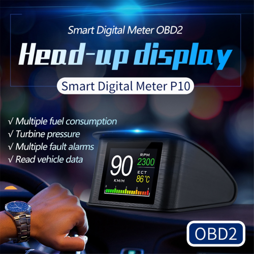 OBD2 Head Up Display Computador de Condução Quilometragem Velocímetro 1