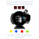 OBDII Meter Dashboard Speed RPM Water Temperature Voltage Gauge 4