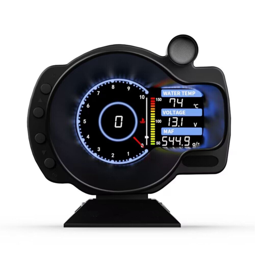 OBDII Meter Dashboard Speed RPM Water Temperature Voltage Gauge 1