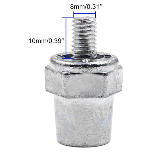 One Pair Zinc Alloy Battery Side Terminal Charging Posts Fit 8mm 2