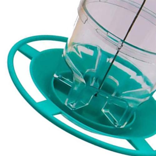 Outside Squirrel Proof Bird Feeder, with Round Shaped Roof Green 2