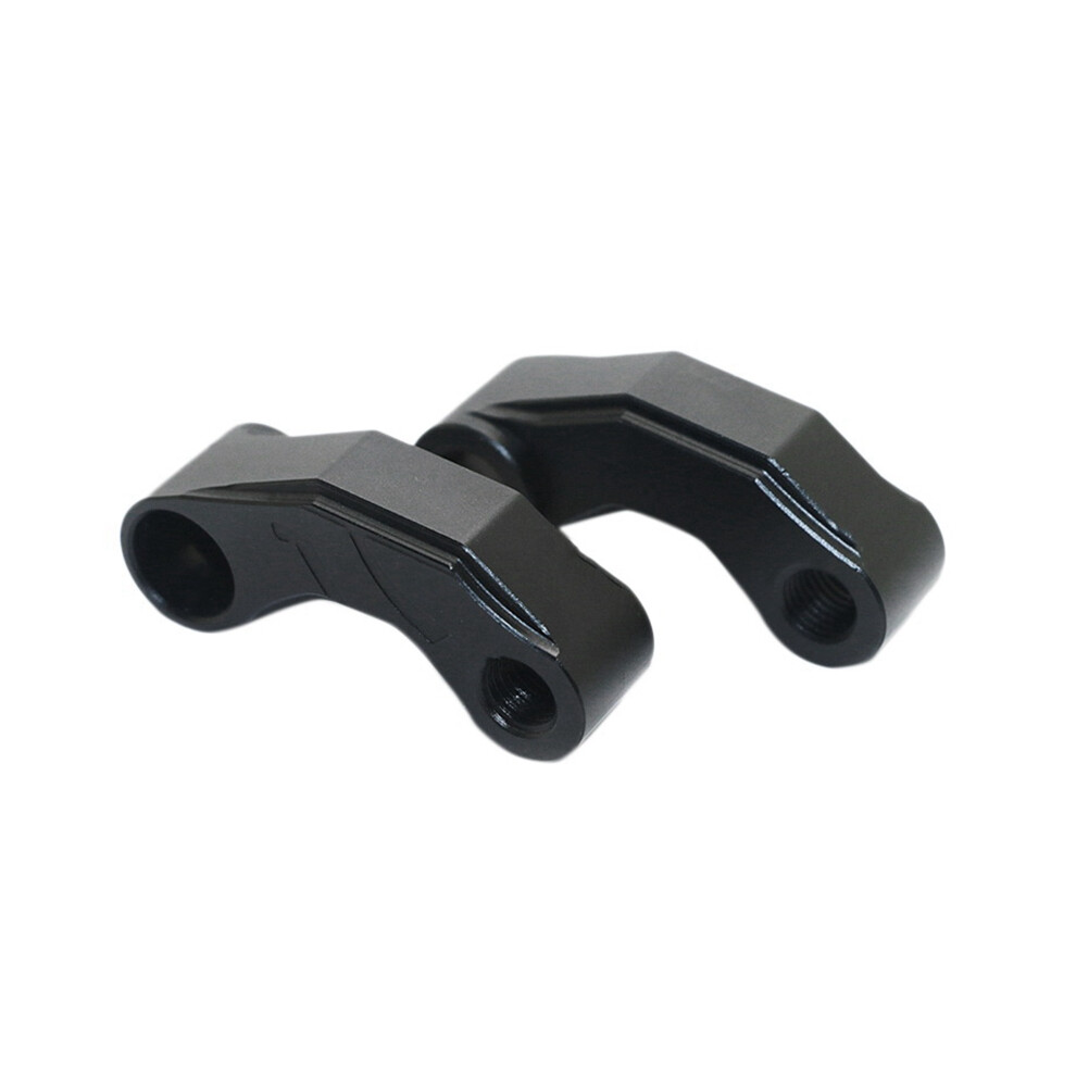 Pair Motorcycle Mirror Extender Risers Universal Adapter M10 Black 4711610345196