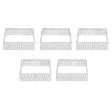 Formas de torta perfuradas para tortas, utensílios para confeitaria, pacote com 5 unidades