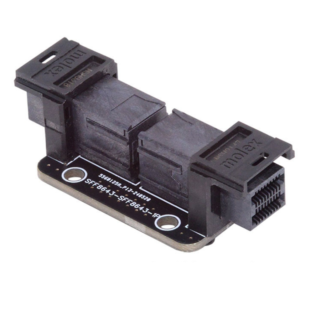 PCI-Express 4.0 Adapter Mini SAS HD SFF-8643 Female to SFF-8643-image-OPC-PJ588FM-NEW