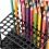 Pen Display Stand, 96-Slots Colored Pencil Organizer Black 7