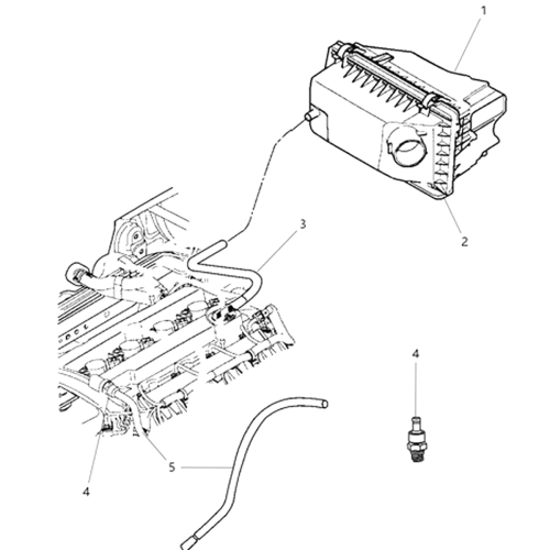 PCV Positive Crankcase Valve For L4 2007 Mini 1