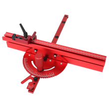 1 Set Miter Gauge & Fence with Track Stop Sawing Assembly Angle Ruler
