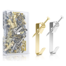Kit de ganchos para pendurar quadros - Kit de ganchos multiuso para pendurar quadros de 30 lb