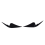 1 Pair Front Bumper Vent Spoiler Canard Decorative for 1