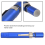 1 pcs Black Aluminum alloy Chalk Keeper Holder (blue) 4
