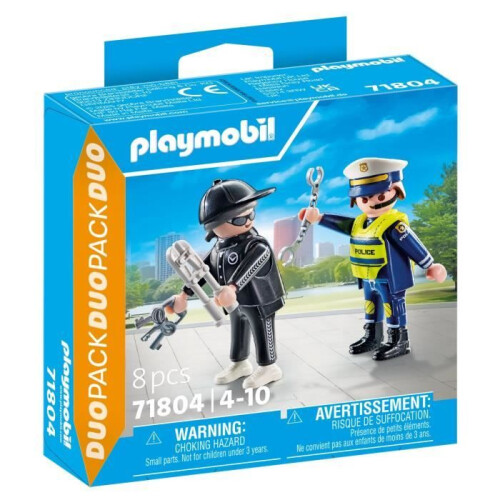 PLAYMOBIL Duo Pack Playmobil Policier et Voleur