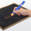 1 pcs Black Aluminum alloy Chalk Keeper Holder (blue) 3
